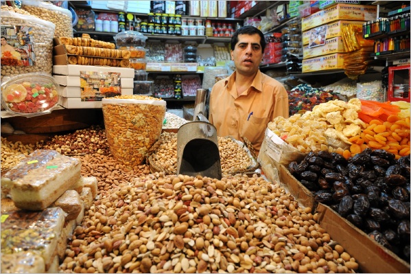 Jeruzalmsk bazar - je libo oechy, datle nebo fky?
